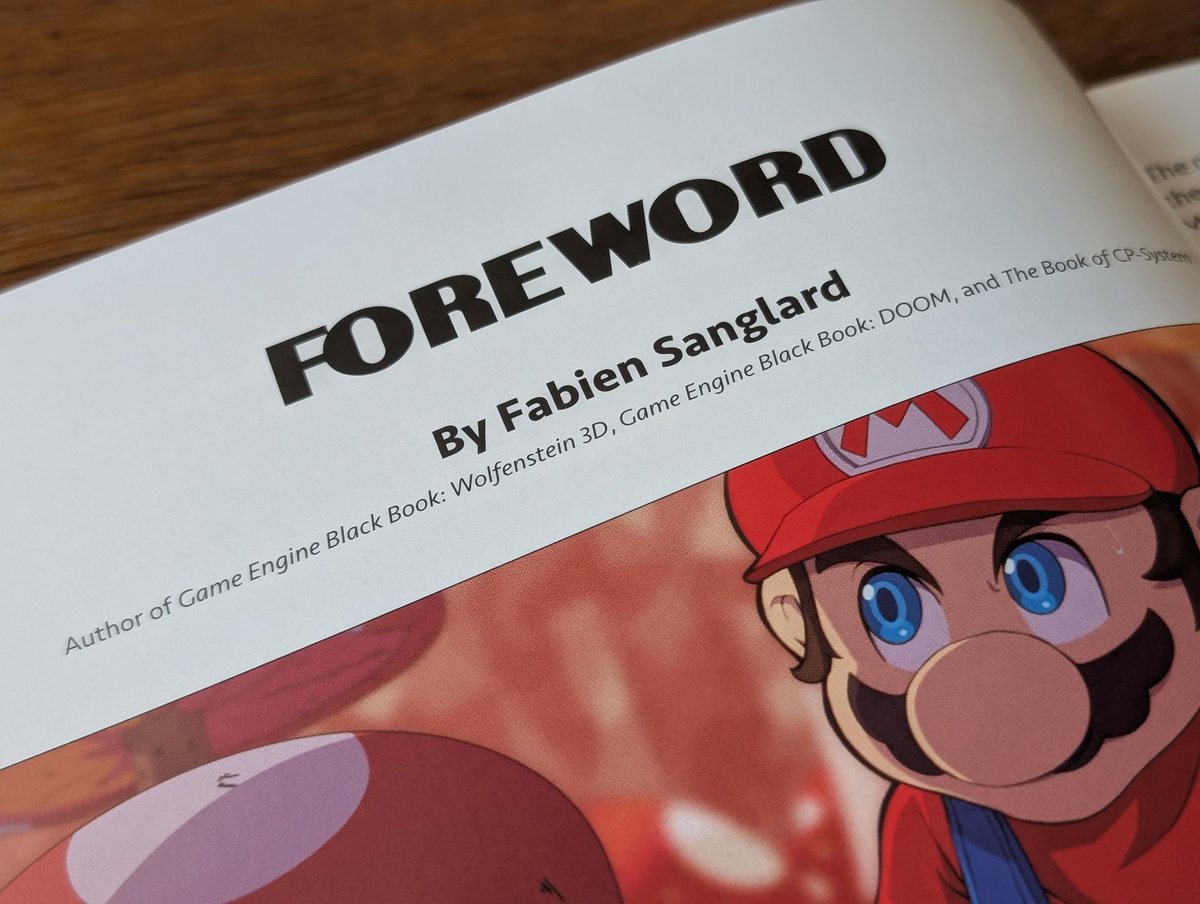 I wrote the foreword of "Video Game Map: SNES - Volume 2" (retrogamebooks.com/products/video…).  Get it while it's hot.