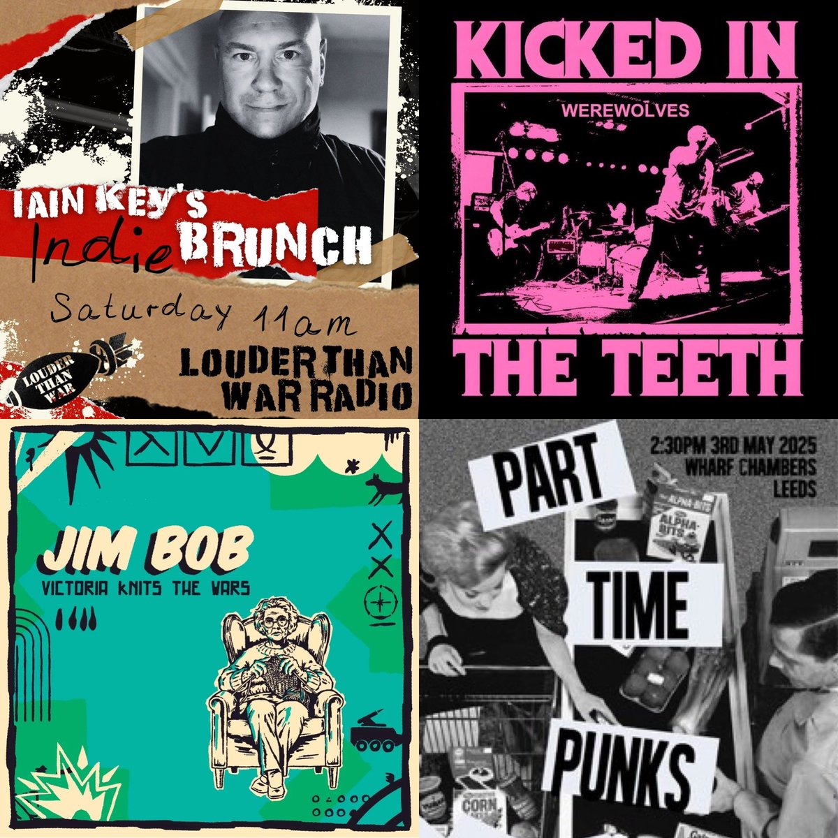 Iain Key (@iainkey) on Twitter photo On this weekends Indie Brunch for <a href="/louderthanwar/">Louder Than War</a> Ill be chatting to Erin and Jay of <a href="/NERVOUSTWITTA/">Nervous Twitch</a> about the upcoming 4th #parttimepunks and playing loads of new tunes including <a href="/the_kicked/">Kicked In The Teeth</a> and <a href="/mrjimBob/">Jim Bob</a> On this weekends Indie Brunch for <a href="/louderthanwar/">Louder Than War</a> Ill be chatting to Erin and Jay of <a href="/NERVOUSTWITTA/">Nervous Twitch</a> about the upcoming 4th #parttimepunks and playing loads of new tunes including <a href="/the_kicked/">Kicked In The Teeth</a> and <a href="/mrjimBob/">Jim Bob</a>