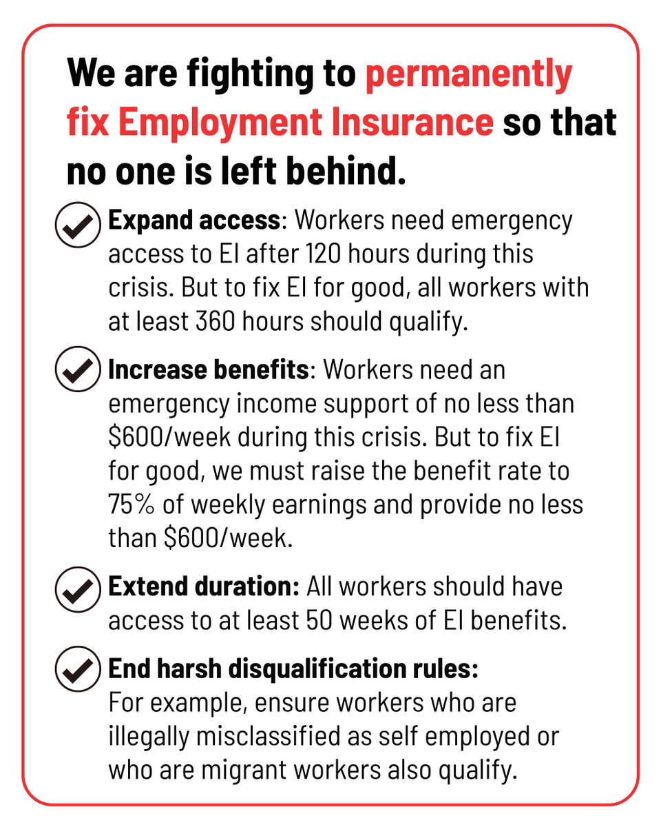 WorkersAC's tweet image. Join the fight for emergency income supports during the tariff crisis, and to permanently fix Employment Insurance: bit.ly/ProtectUsALL