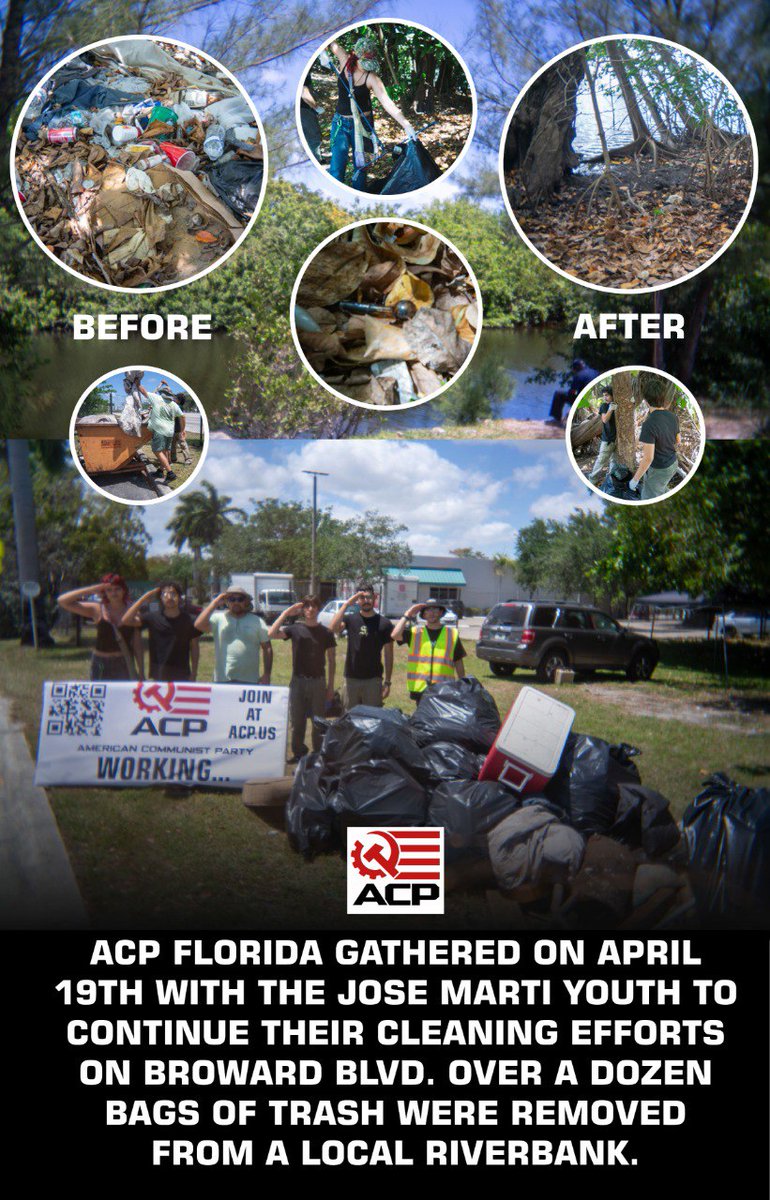 ACP_FL's tweet image. ACP Florida cleared years of trash, drug paraphernalia, and debris from North Fork Riverfront Park—the last natural stretch of the New River, running through historic Black communities. Home to endangered native wildlife. Why isn’t @FTLCityNews maintaining public infrastructure?