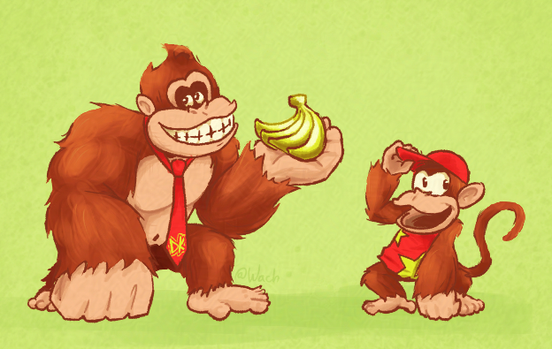 Wachine_Machine's tweet image. Some more DK that I forgor to post