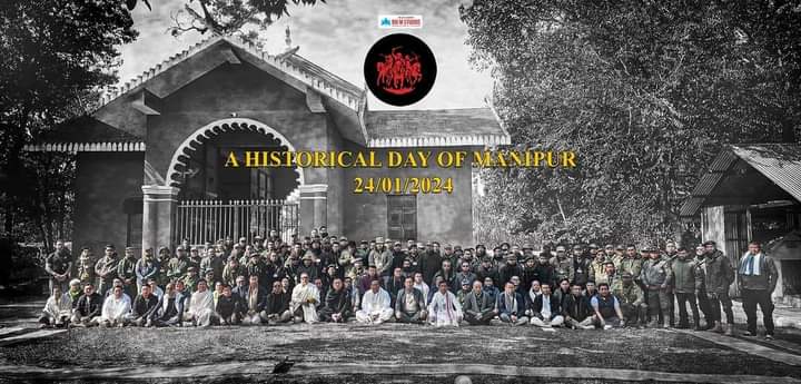 The Entire Meitei populace &amp; its CSOs rallied in unprecedented unity when AT summoned Manipur Govt to submit before them at Kangla,where Legislators were brutally assaulted,forced to kneel,<a href="/manipur_police/">Manipur Police</a> was brought to its knees &amp; they hailed 
it as"A Historical Day of Manipur".