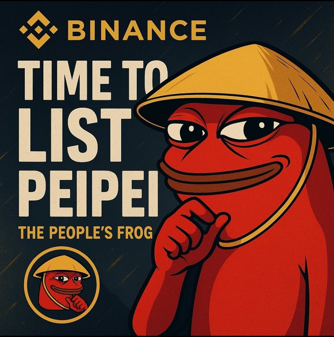Hey <a href="/binance/">Binance</a> it’s time to list #peipei !
Great community with big momentum coming in! 

#Crypto #memecoin  #DeFi #Altcoins  #shitcoinseason #pepe #pepecoin #Dogecoin #CryptoTwitter #NewGem #tothemoon #NotFinancialAdvice