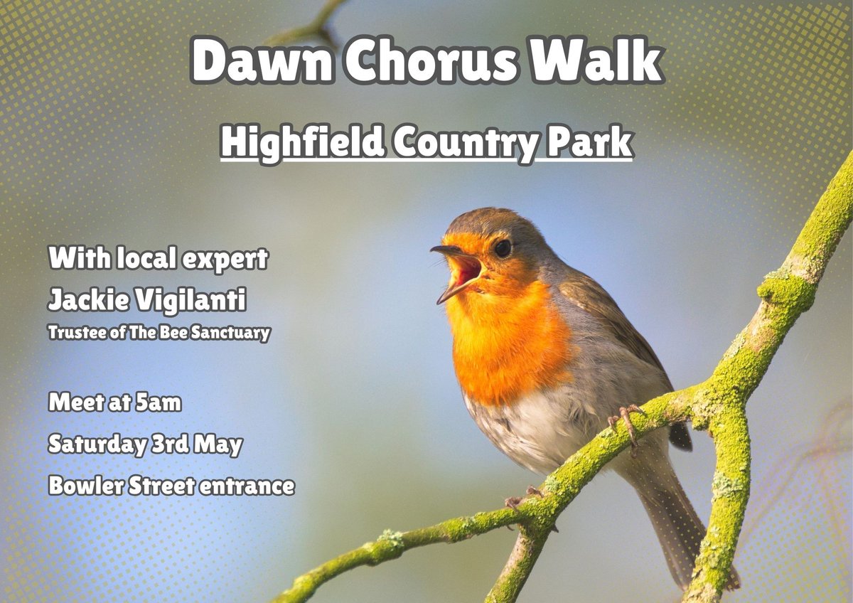 Levenshulme Councillors (@levycllrs) on Twitter photo π
Rise and shine, nature lovers! πΏ Join the Dawn Chorus at <a href="/HighfieldCP_Lev/">Highfield Country Park</a>.
Meeting Point: Bowler Street entrance for an early morning adventure.
Huge thanks to the amazing <a href="/FoHighfieldCP/">Friends of Highfield Country Park</a> for their incredible contributions! π
#HighfieldCountryPark π
Rise and shine, nature lovers! πΏ Join the Dawn Chorus at <a href="/HighfieldCP_Lev/">Highfield Country Park</a>.
Meeting Point: Bowler Street entrance for an early morning adventure.
Huge thanks to the amazing <a href="/FoHighfieldCP/">Friends of Highfield Country Park</a> for their incredible contributions! π
#HighfieldCountryPark