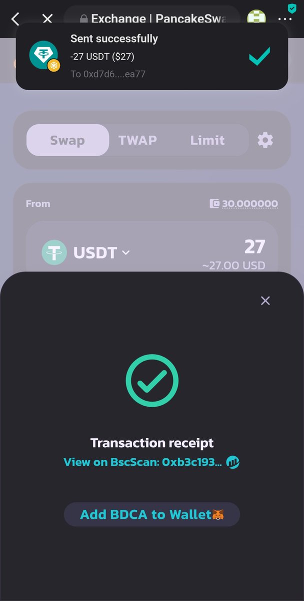 crypto24751984's tweet photo. @bitdcaOFFICIAL @PancakeSwap Lfg  $BDCA

ALL Complete 

@GKirbi9614 
 Check this @crypto24751984

Discord user name : sadik#5872
#BDCA https://t.co/jhYQIh6Bty