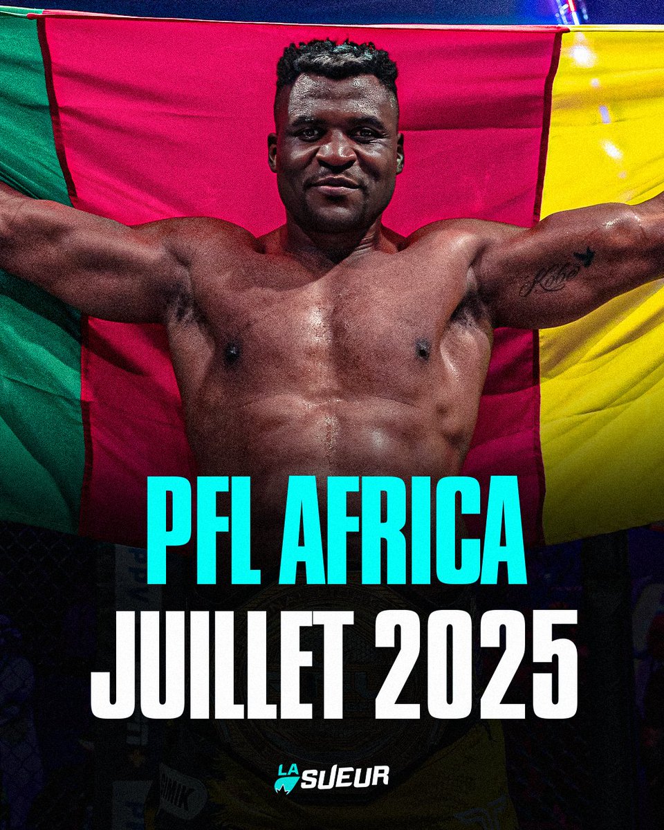 La Sueur (@lasueur_off) on Twitter photo Le PFL débarque en Afrique en juillet ! 🔥
▪️ 4 événements à élimination directe
▪️ 32 combattants 🥊
▪️ 14 pays représentés 🌍
Rendez-vous le 6 mai pour découvrir les combattants et la localisation des événements ! 📆
(via <a href="/DonnDavisPFL/">Donn Davis</a>) Le PFL débarque en Afrique en juillet ! 🔥
▪️ 4 événements à élimination directe
▪️ 32 combattants 🥊
▪️ 14 pays représentés 🌍
Rendez-vous le 6 mai pour découvrir les combattants et la localisation des événements ! 📆
(via <a href="/DonnDavisPFL/">Donn Davis</a>)