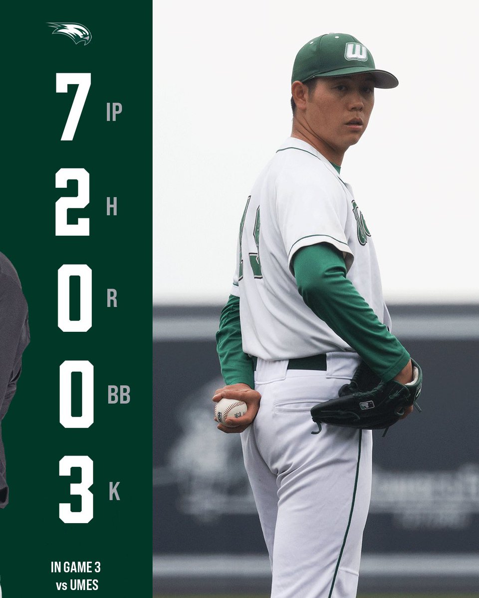 Wagner Baseball (@wagbaseball) on Twitter photo Congratulations to <a href="/hey_hayashi/">林 平太郎 / Heitaro Hayashi</a> for being named NEC Pitcher of the Week for his complete game shutout against UMES 💪
#Earned Congratulations to <a href="/hey_hayashi/">林 平太郎 / Heitaro Hayashi</a> for being named NEC Pitcher of the Week for his complete game shutout against UMES 💪
#Earned