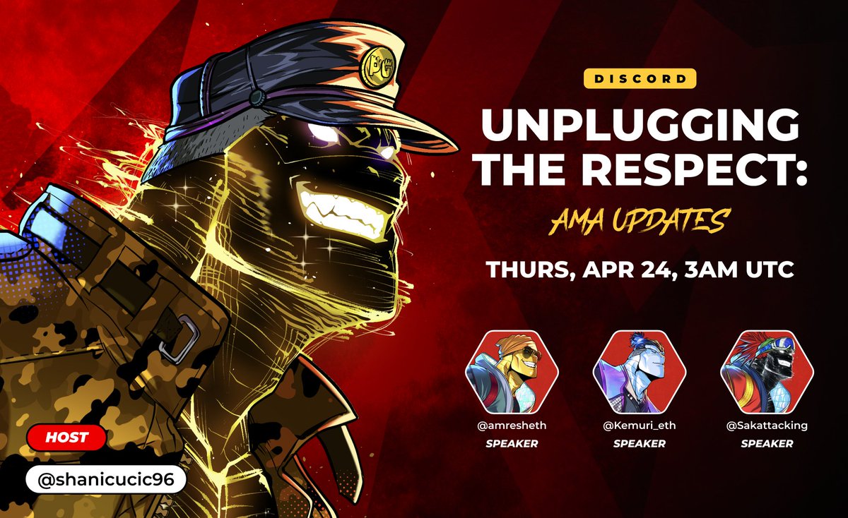 Respect Unplugged: We’re Back 🔌

Been a minute but we’ve been brewing.

Now it’s time to make some noise!

The updates? 🔥
The plans? 🎬
The moves? 📟

🗓️ Thursday, Apr 24 | 3 AM UTC
📍Jirasan Discord

Tune in. Catch up.
Stay Ready &amp; Red. 🔴