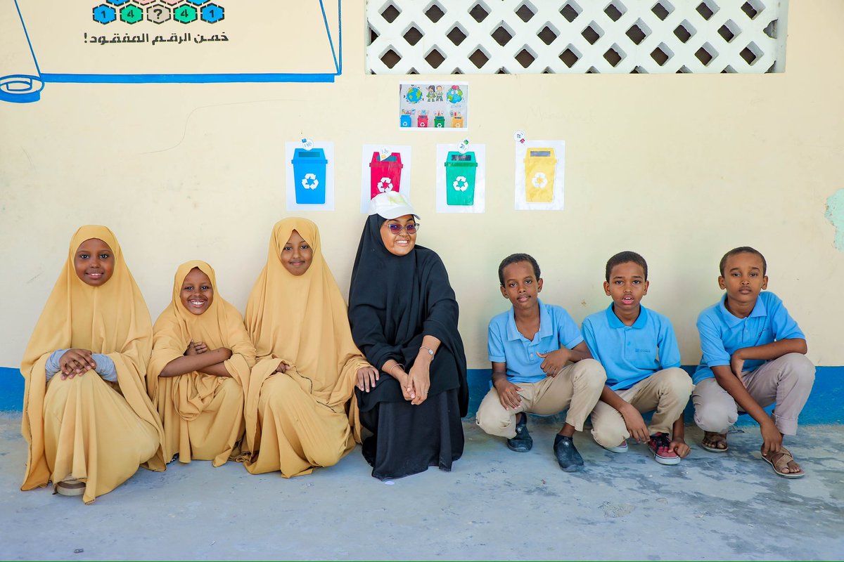 On this #worldEarthDay2025, we empowered young minds with the knowledge of waste categories and the meaning of colored bins—because protecting our planet starts with education. #WorldEarthDay2025 
#WasteAwareness
 #A4e
#ActNow