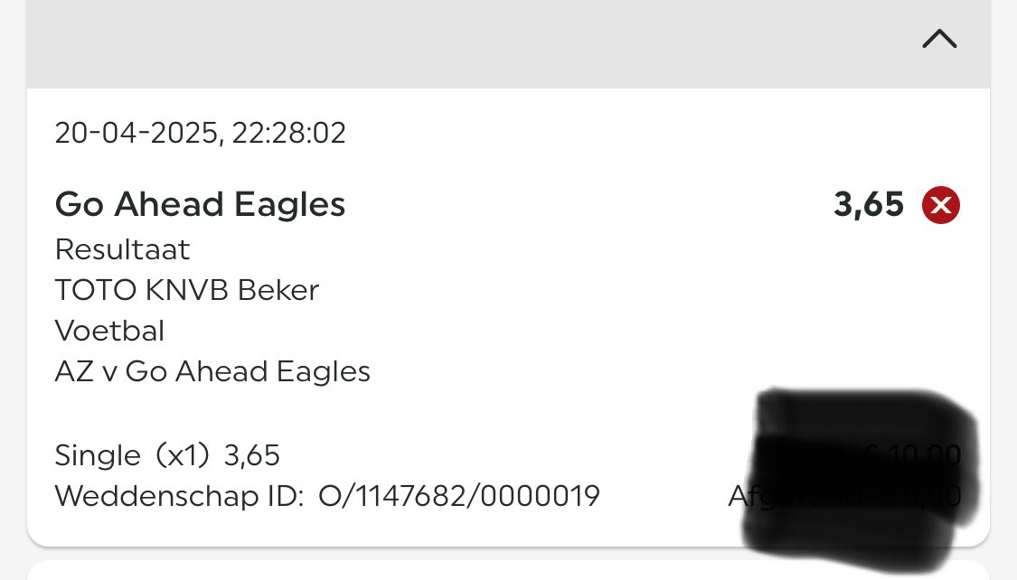 Wie heeft er dan gewonnen gisteren…? <a href="/TOTO_NL/">TOTO</a> 
Zal best ergens in de kleine lettertjes staan, maar raar is het wel.