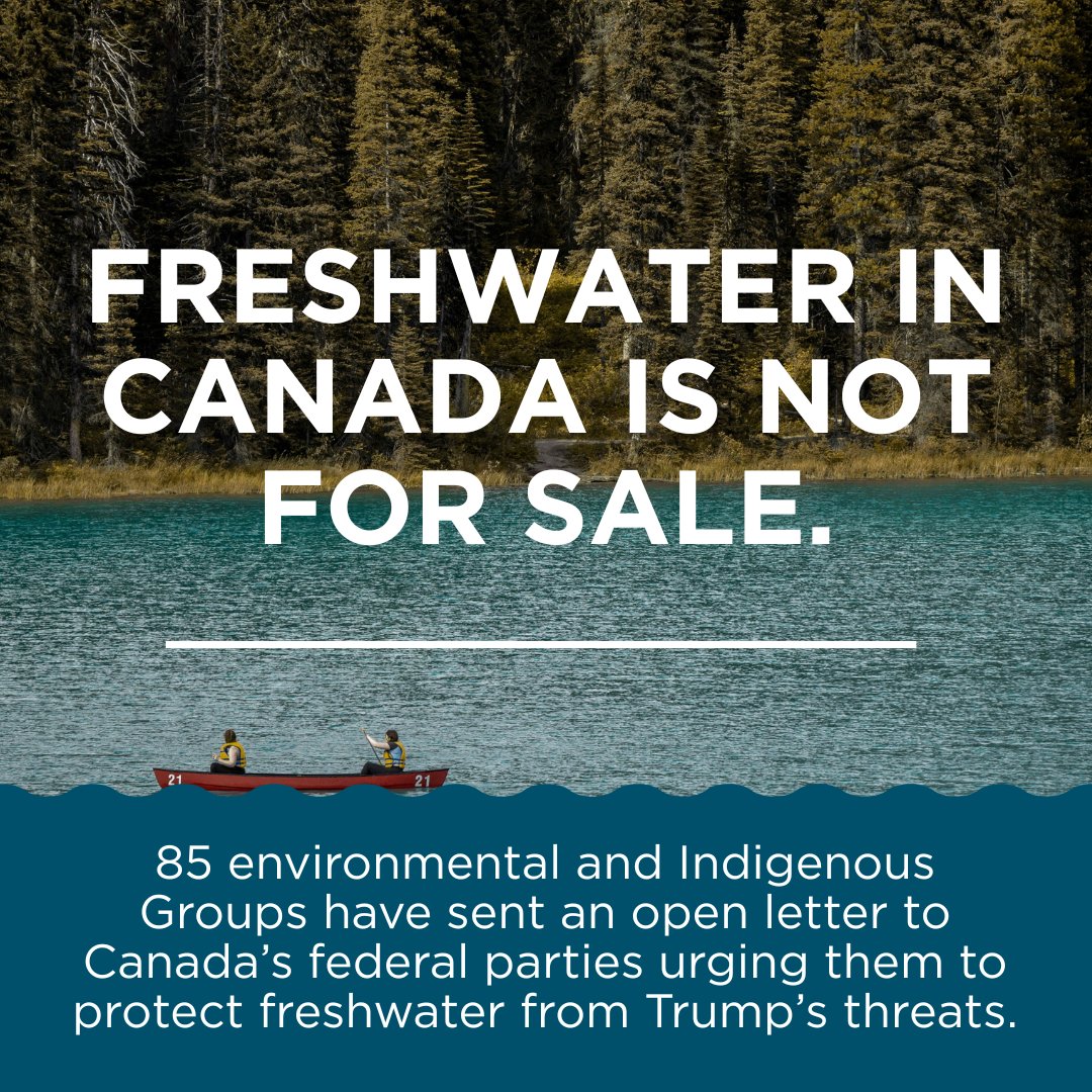 85 environmental, water advocacy, and Indigenous groups are urging all federal parties to commit to protecting freshwater in Canada. With growing threats from the U.S. and weakened protections at home, it’s time to strengthen laws, uphold agreements, and respect Indigenous water