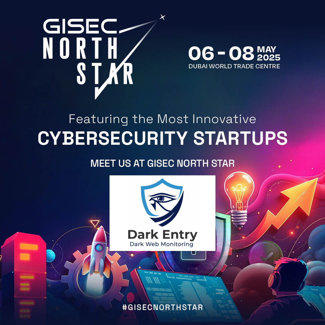 Meet Dark Entry at <a href="/GISECGlobal/">GISEC GLOBAL</a> for the most innovative startup competition!

Dark Entry team will also be at SP87 during the GISEC event from May 6th - May 8th.

#northstar #CyberSecurity #GISEC #GISECNORTHSTAR