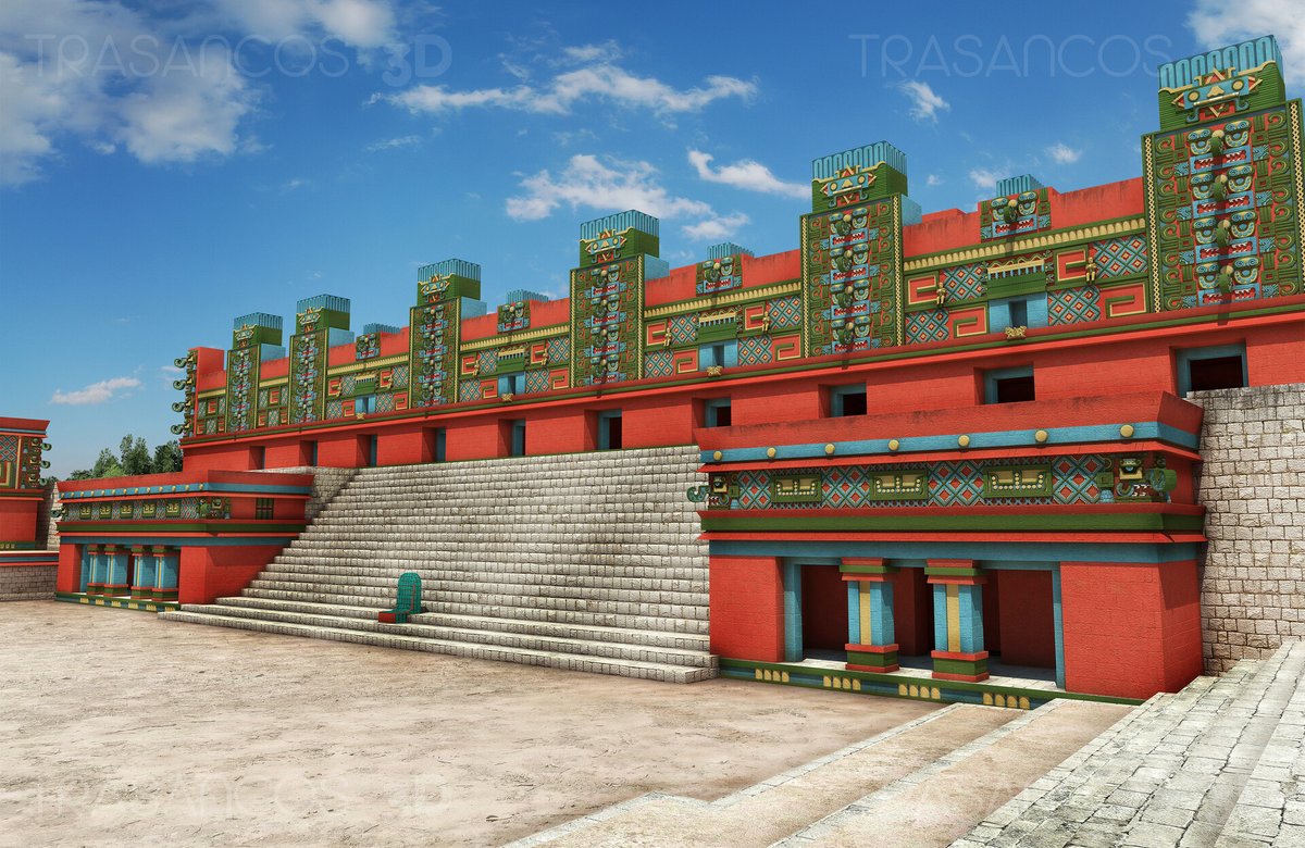 Majora__Z's tweet photo. @0zmnds TBH I never realized these pieces weren't by Catherwood.

Where'd you find these at this quality, by the way?

Anyways, the second pic there is the Maya site of Labna, but here are some 3d reconstructions by @Trasancos of Uxmal, which has the same Puuc architectural style https://t.co/dpgeIg1NT8