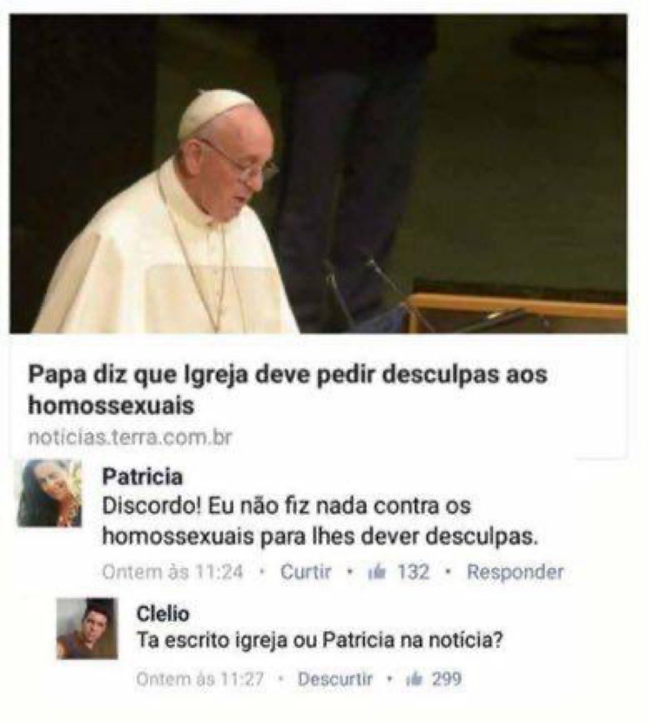 espero que o próximo papa renda bons memes tbm