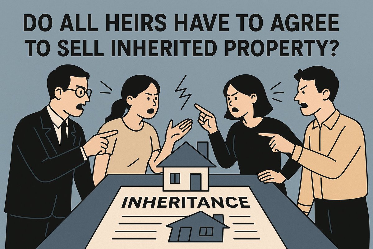 HeirPros's tweet photo. 🤝 Do All Heirs Have to Agree to Sell Inherited Property? 

🟡 Learn more: https://t.co/9KQzYp2I6R

🔵 Stuck with missing or unresponsive heirs? Visit https://t.co/6LGpWtxvrH now.

#HeirSearch #InheritedProperty #EstateLaw #RealEstateDisputes #ProbateIssues #LegalAssistants https://t.co/LsMlixS5ic