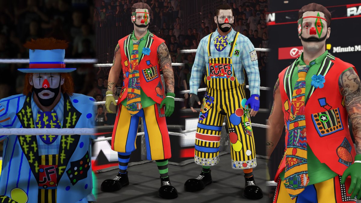 refatrahman16's tweet image. Brothers of Funstruction @ruffcrossing @Yabo_the_Clown #WWE2K25