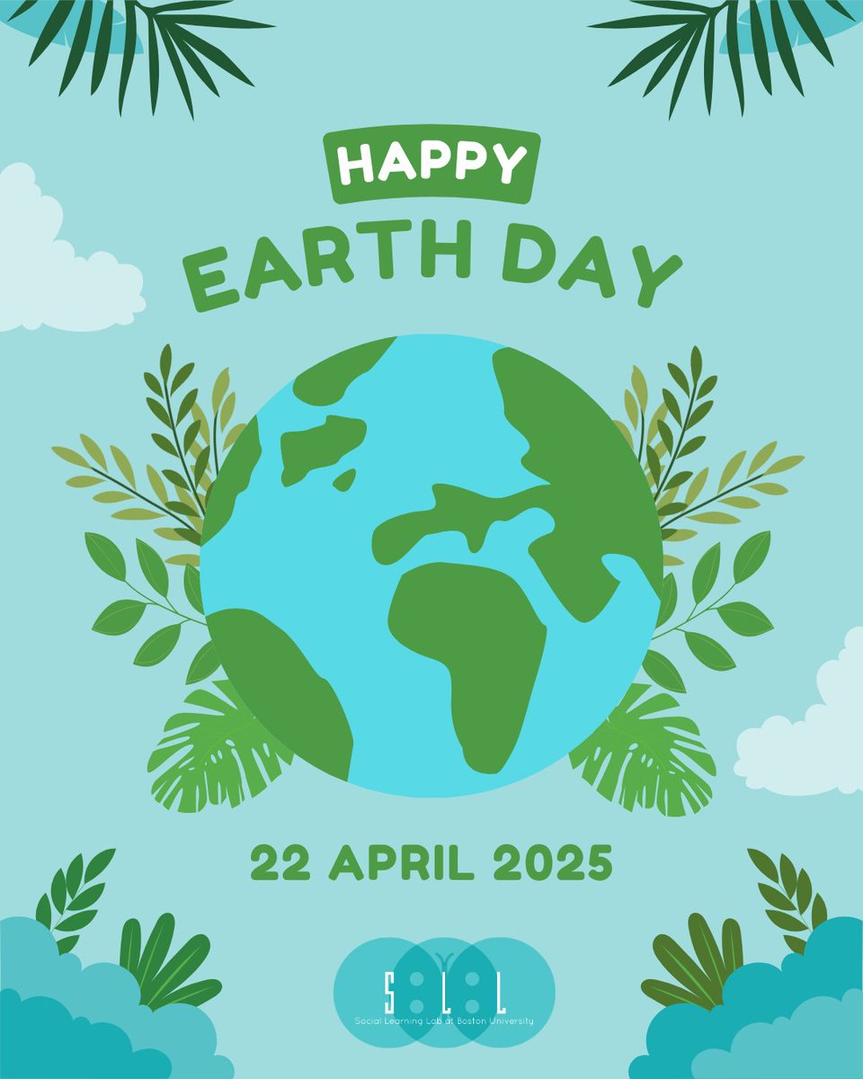 Happy Earth Day from the Social Learning Lab! 🌍#EarthDay #busociallearninglab