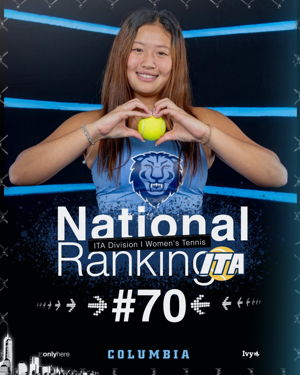 Moved up in the latest ITA rankings! 

Lions closed out the regular season the top-ranked team in the Ivy League.

#RoarLionRoar 🦁// #OnlyHere🗽