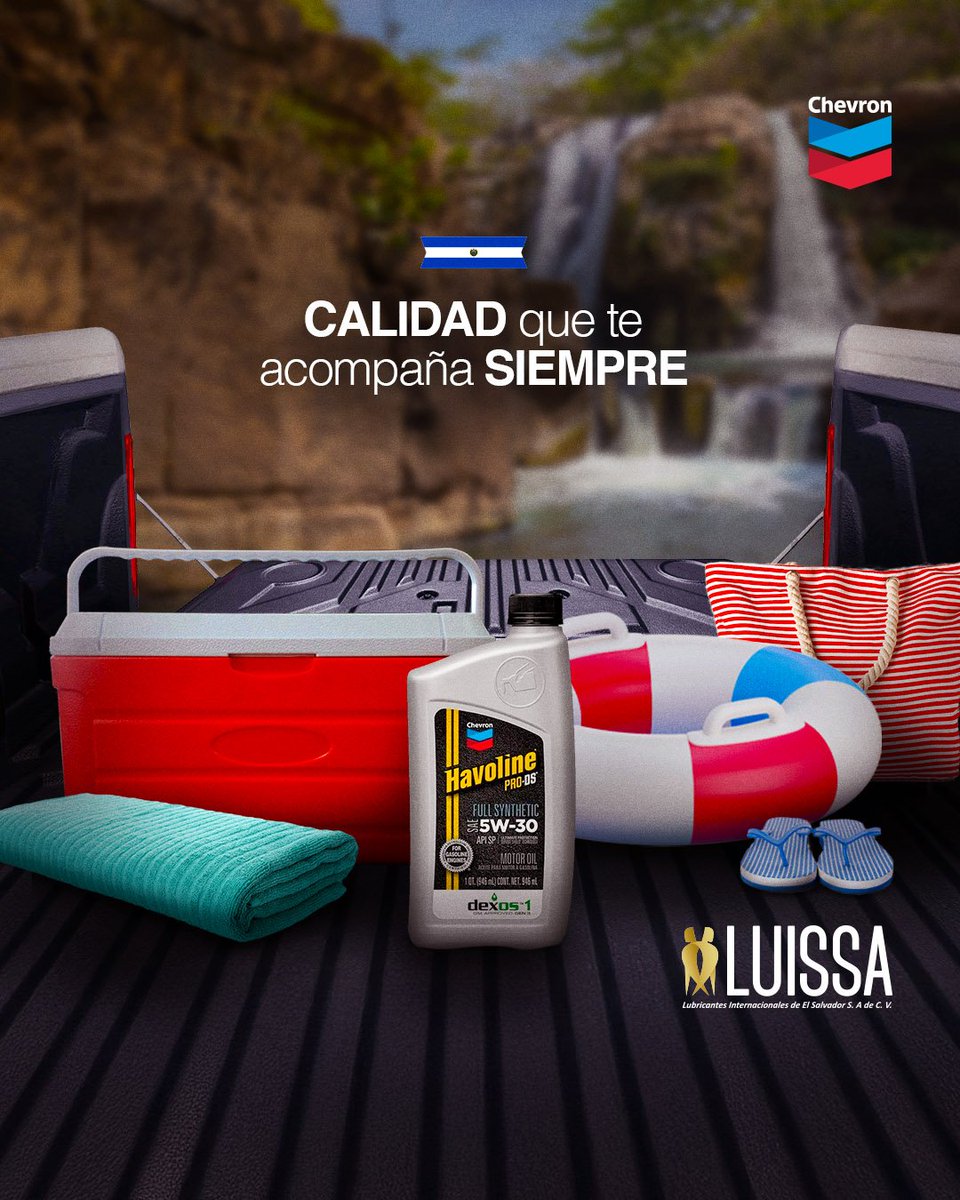 Luissa_sv's tweet photo. Un verano con #HAVOLINESINTÉTICO5W30 es un verano completo😍​

#LUISSA https://t.co/wV8wjuOUto