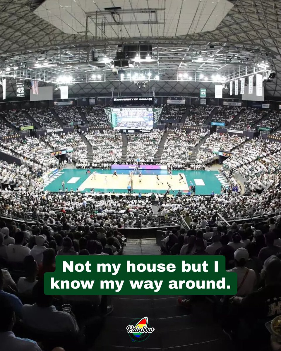 rainbownil_'s tweet photo. There's no place like @HawaiiAthletics 🥹🔥 #GoBows https://t.co/1G4x9vTbDR