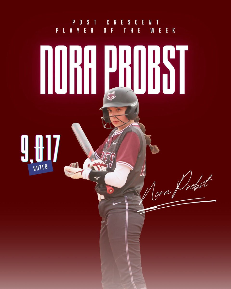 Nora_Probst's tweet image. Thank you @sports_pc for the recognition and to everyone who took time to vote!
@Velo_Softball @Velocity_GB