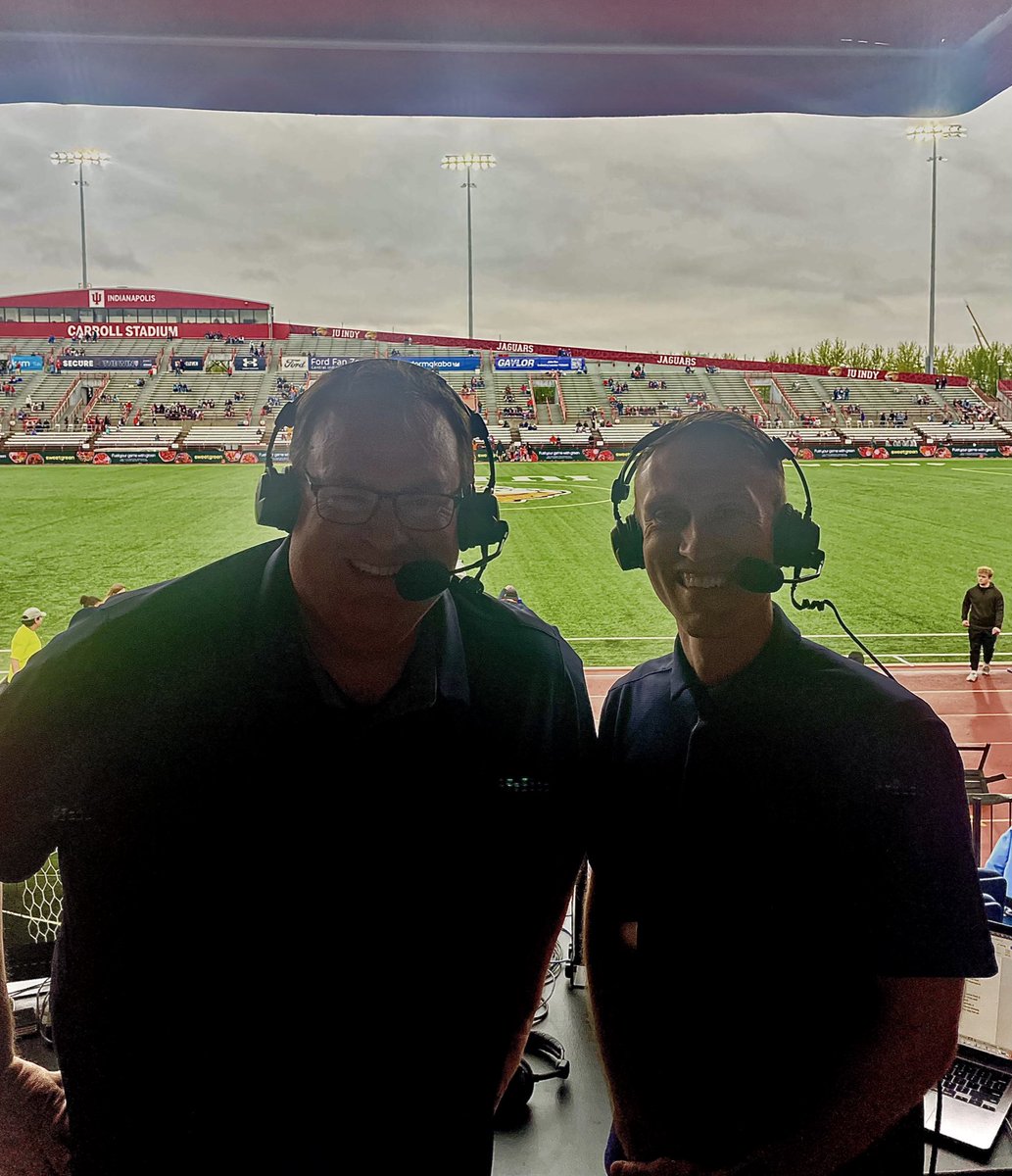 Myself + <a href="/gregrakestraw/">Greg Rakestraw</a> prior to the <a href="/IndyEleven/">Indy Eleven</a> game on Saturday. Tough result in <a href="/USLChampionship/">USL Championship</a> action against a really good <a href="/Chas_Battery/">Charleston Battery</a> team but I’m enjoying my experience in the booth on the broadcast team🎙️ 📺