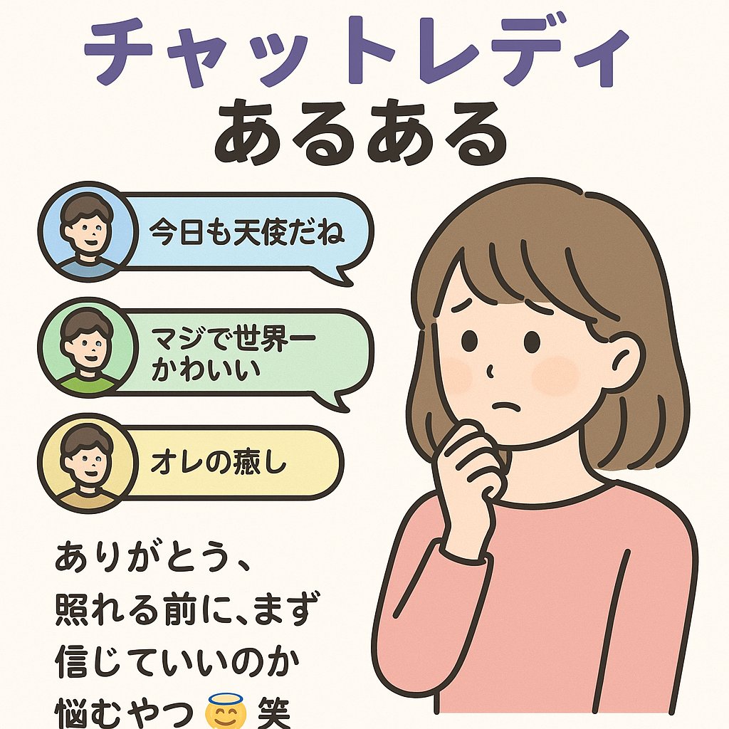 brillio_group's tweet photo. 【チャットレディあるある】

👨‍💻「今日も天使だね」  
👨‍💻「マジで世界一かわいい」  
👨‍💻「オレの癒し」  

→ ありがとう。照れる前に、まず信じていいのか悩むやつ😇笑  
#副業女子 #チャットレディ https://t.co/ZXP4Ptj7G7