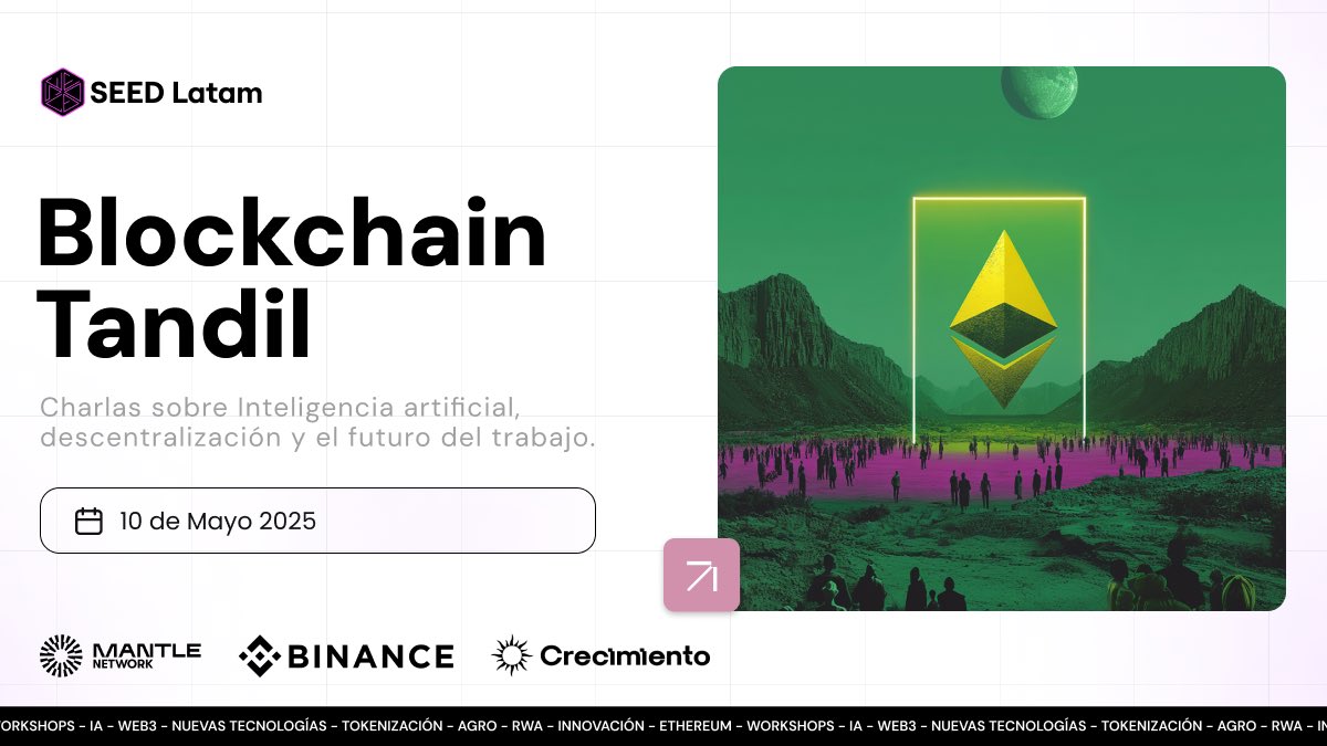 TANDIL NOS VEMOS EL 10 DE MAYO 🇦🇷

¡Tandil, allá vamos! 🇦🇷

La Gira SEED continúa con su 2ª parada: conferencias y talleres gratuitos sobre Ethereum, Blockchain, Inteligencia Artificial y más.

¿Queres ser parte del evento? ¡Seguí leyendo!