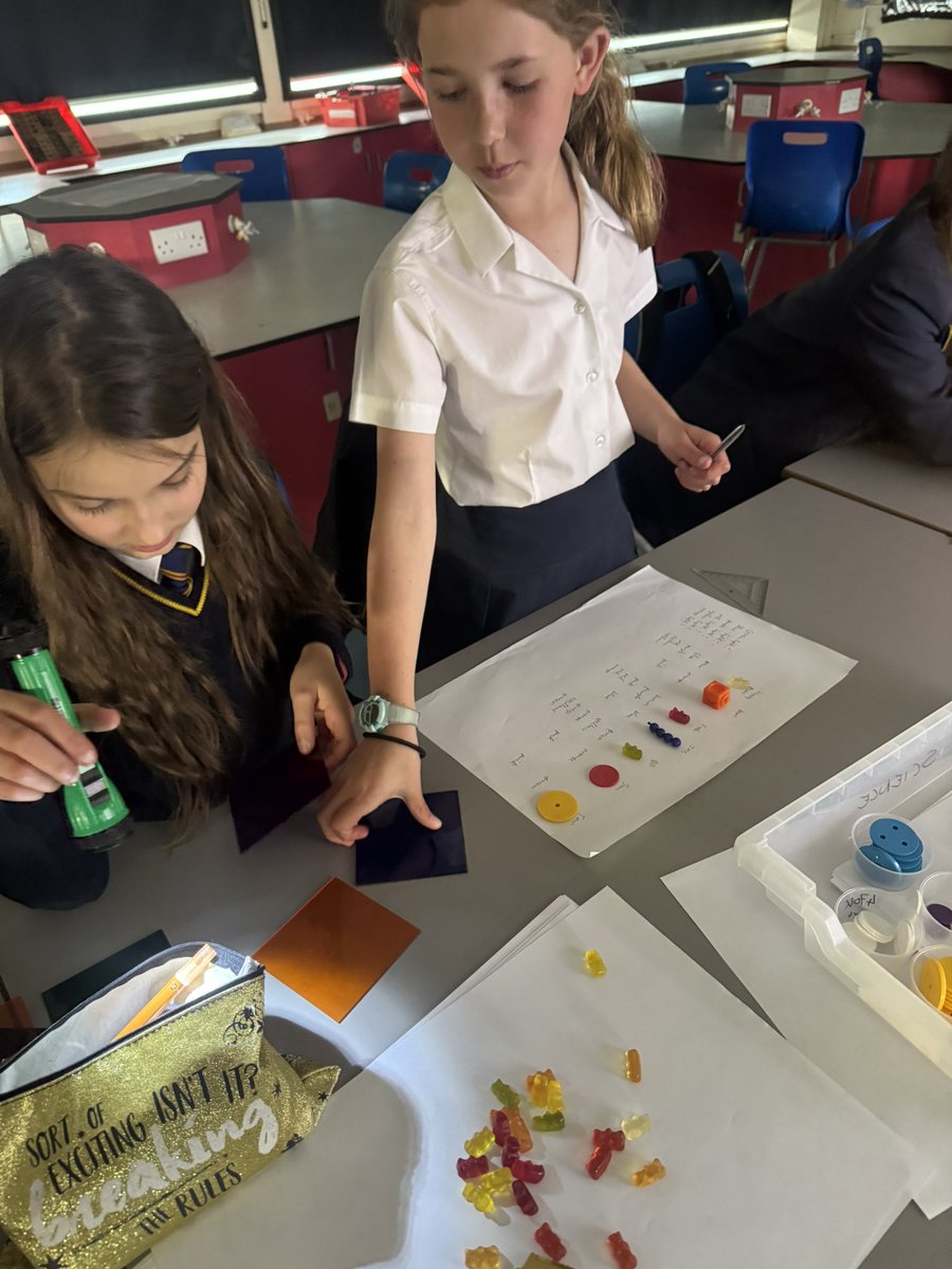 Experiments involving light, and color filters in Science club 🤩