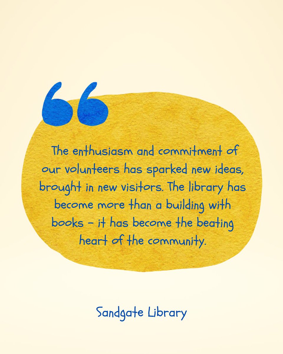 Libraries are the beating heart of their community and an ideal nomination for one our of categories in the Excellence in Volunteering Awards Volunteering Awards.

Nominate now! kcv.org.uk/folkestone-and…

Folkestone &amp; Hythe District Council