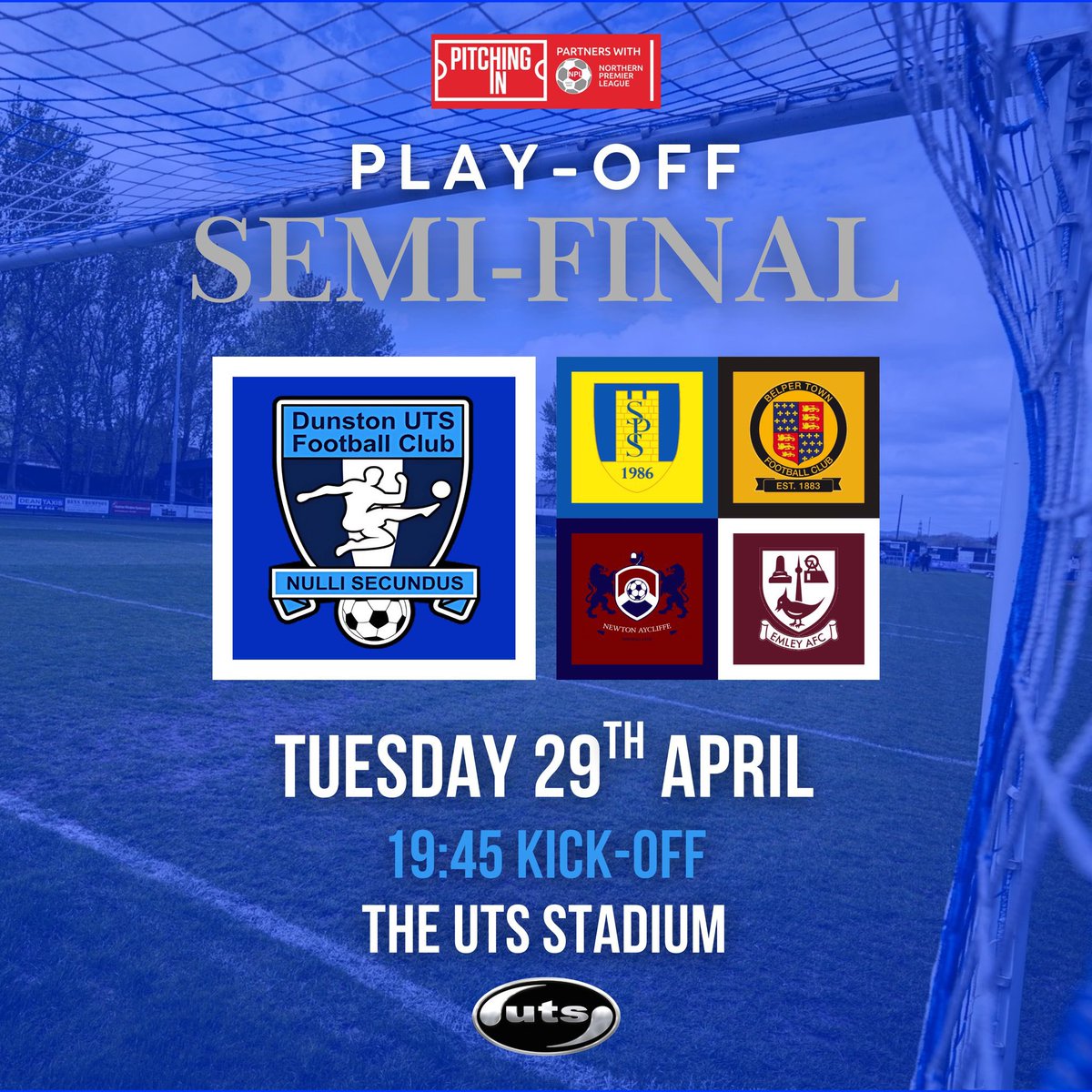 𝗢𝗻𝗲 𝘄𝗲𝗲𝗸. 𝗢𝗻𝗲 𝗰𝗹𝘂𝗯. 𝗢𝗻𝗲 𝗴𝗼𝗮𝗹. 💫

We are Dunston UTS. 💙