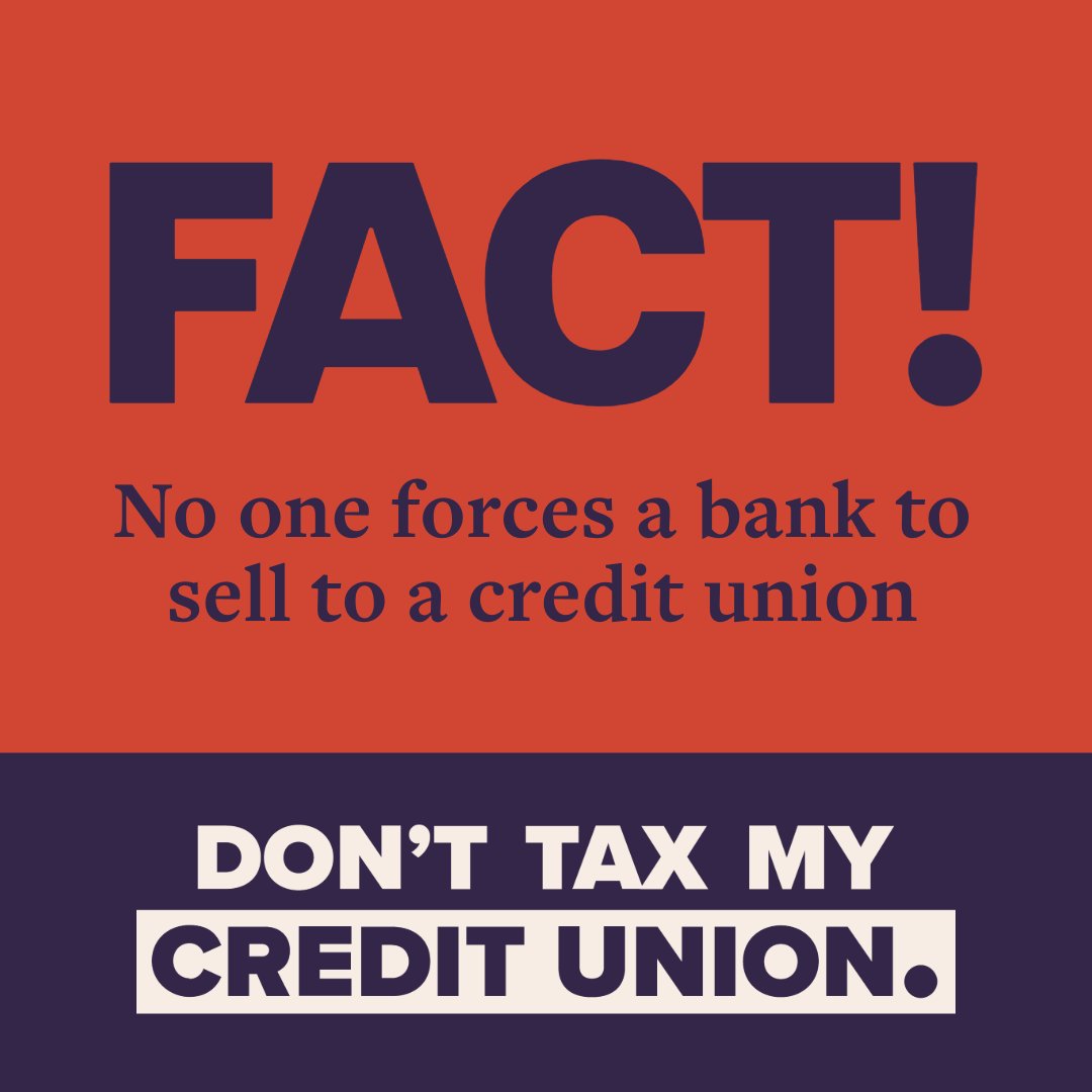 When banks decide to sell to #CreditUnions, it benefits the community, employees, and the bank's customers. Get the facts: bit.ly/413DqfQ