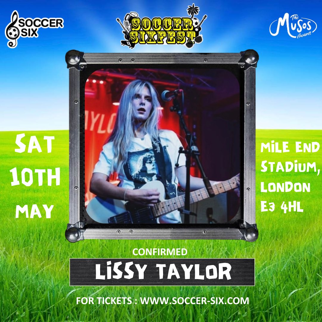 LISSY TAYLOR (@lissytaylor17) on Twitter photo Following in the footsteps of legends, I’ll see you at <a href="/SoccerSix/">Soccer Six</a> Mile End Stadium May 10th ⚽️🏆 Following in the footsteps of legends, I’ll see you at <a href="/SoccerSix/">Soccer Six</a> Mile End Stadium May 10th ⚽️🏆