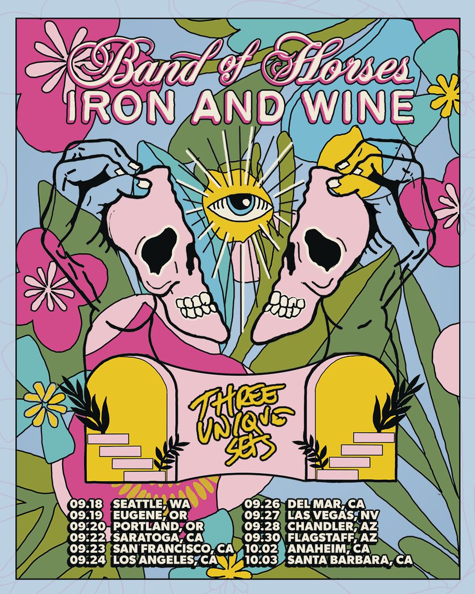 Band of Horses (@bandofhorses) on Twitter photo Bout time we turned a tour into a family reunion - weâre getting with <a href="/IronAndWine/">Iron & Wine</a> this fall! Theyâll do their thing, weâll do our thing, and somewhere in there weâll do things together that weâve never done before
text 843-920-5944 and wake up to tomorrow's presale code... Bout time we turned a tour into a family reunion - weâre getting with <a href="/IronAndWine/">Iron & Wine</a> this fall! Theyâll do their thing, weâll do our thing, and somewhere in there weâll do things together that weâve never done before
text 843-920-5944 and wake up to tomorrow's presale code...