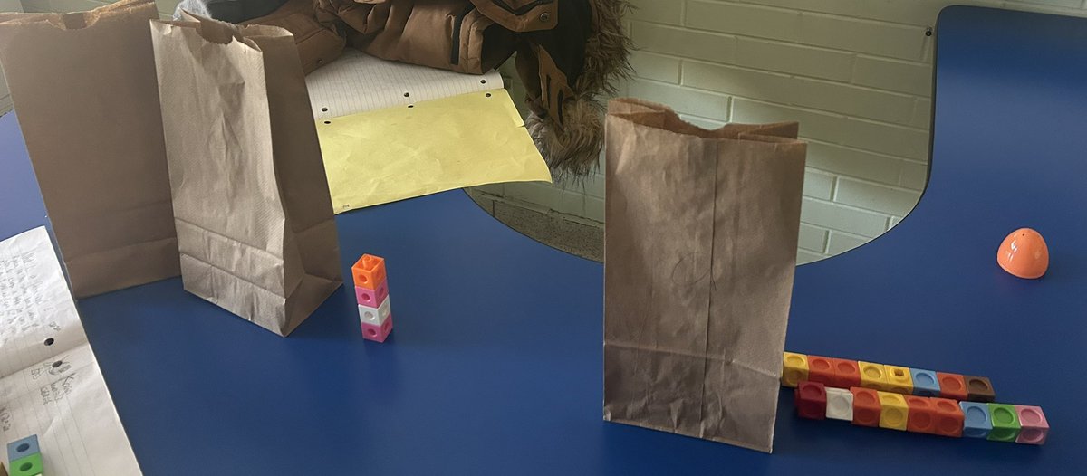 annecmurph's tweet image. I love this hands-on MathUP lesson on writing and solving equations. It helped students visualize the unknown and create the matching equation. Incredible growth from the minds on to the action part of this lesson. 🤩 #dpmath