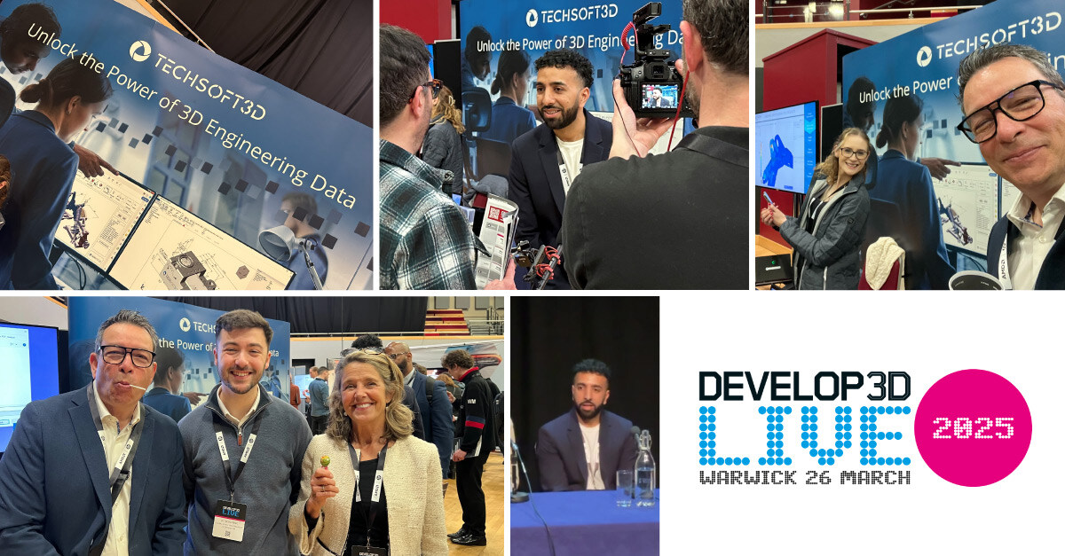 TechSoft3D's tweet image. ICYMI: A couple of weeks ago, Tech Soft 3D exhibited at @DEVELOP3DLive 2025, connecting with partners, industry peers, and pioneers.
👉 Read the full event recap: hubs.ly/Q03jlxKT0

#XR #Develop3DLive #softwaredevelopment #3Dsoftware