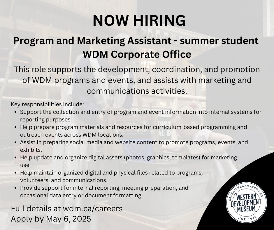 WDM (Western Development Museum) 🇨🇦 tweet media