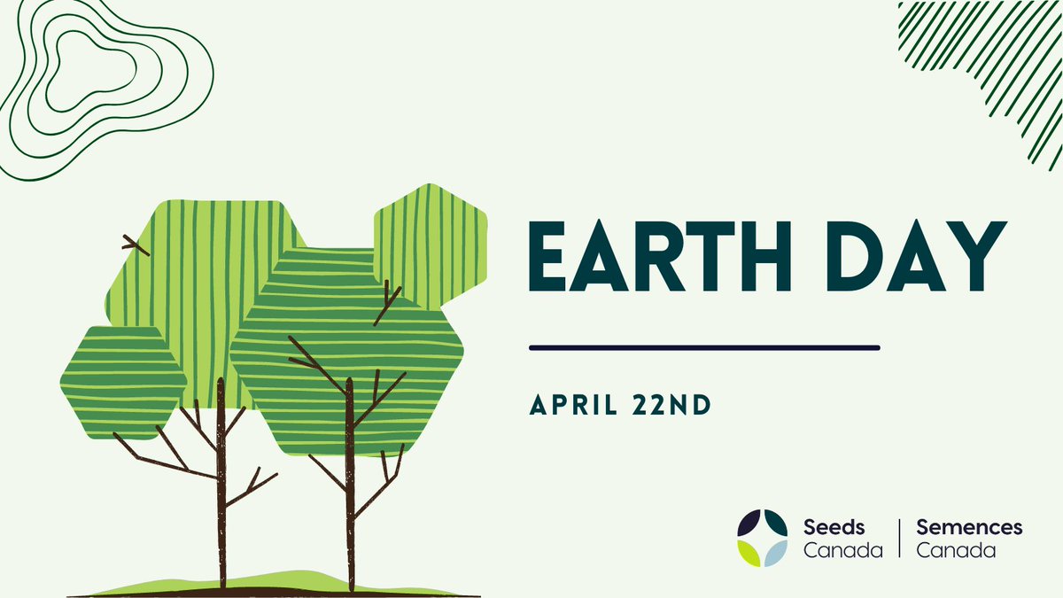 Happy #EarthDay! 🌍 Seeds Canada is proud to support a sustainable and innovative seed sector that helps feed the world while protecting our planet. 🌱 #SustainableAg #EarthDay2025 #SeedInnovation