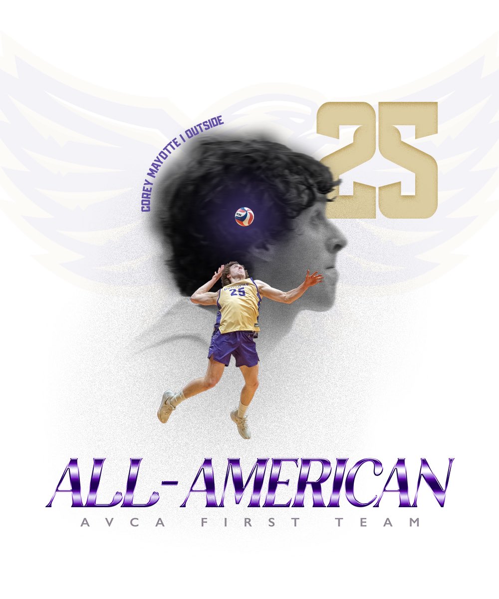 𝐒𝐞𝐭𝐭𝐢𝐧𝐠 𝐭𝐡𝐞 𝐒𝐭𝐚𝐧𝐝𝐚𝐫𝐝 🇺🇸

Congratulations to Corey Mayotte for being named an AVCA First Team All-American! 

#GoDuhawks