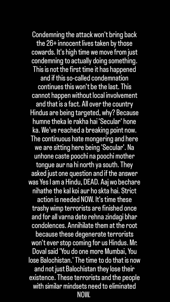 demonkking3's tweet photo. #Pahalgam #pahalgamattack #PahalgamTerrorAttack #HindusUnderAttack #pmoindia #AllEyesOnPahalgam https://t.co/12DA4keQEC
