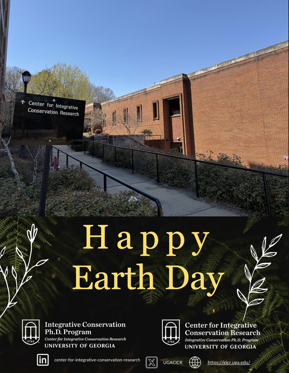 Happy Earth Day from the Center for Integrative Conservation Research!
Today, we celebrate our planet and the incredible work our graduate students and faculty do. By combining research, innovation, and community, we’re building a sustainable future for "all-beings."