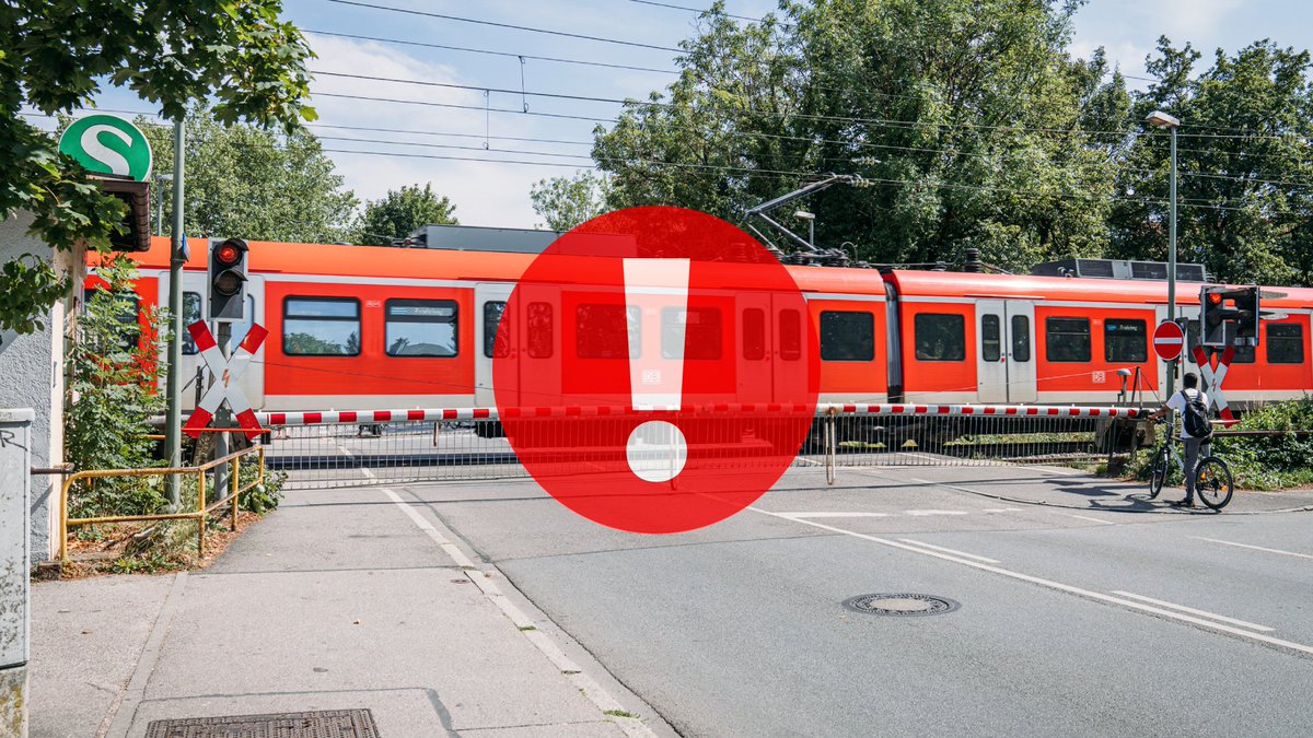streckenagent_M's tweet photo. #S7 Zwischen #Pullach und #Höllriegelskreuth kommt es zu Verspätungen von bis zu 10 Minuten und vereinzelten Teilausfällen. Grund hierfür ist ein technischer Defekt an einem Bahnübergang.
https://t.co/bbDgteaafo https://t.co/BnGLTE61IQ