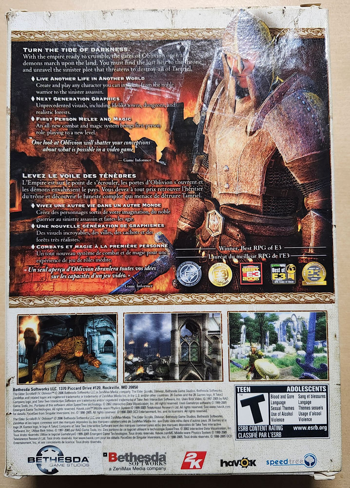 Would today be a good day to sell this on eBay? Small box, paper map and all. 
#Oblivion #OblivionRemastered