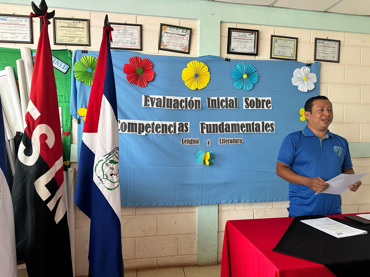 InstitutoLopez's tweet photo. 📖📚 Evaluación Inicial Sobre Competencias Fundamentales 📖📚

Con el objetivo de valorar aprendizajes en la resolución de problemas, comprension lectora y método científico de estudiantes de septimo a undecimo grado de secundaria regular.

📖📚📙 https://t.co/KDqOGnJiGs