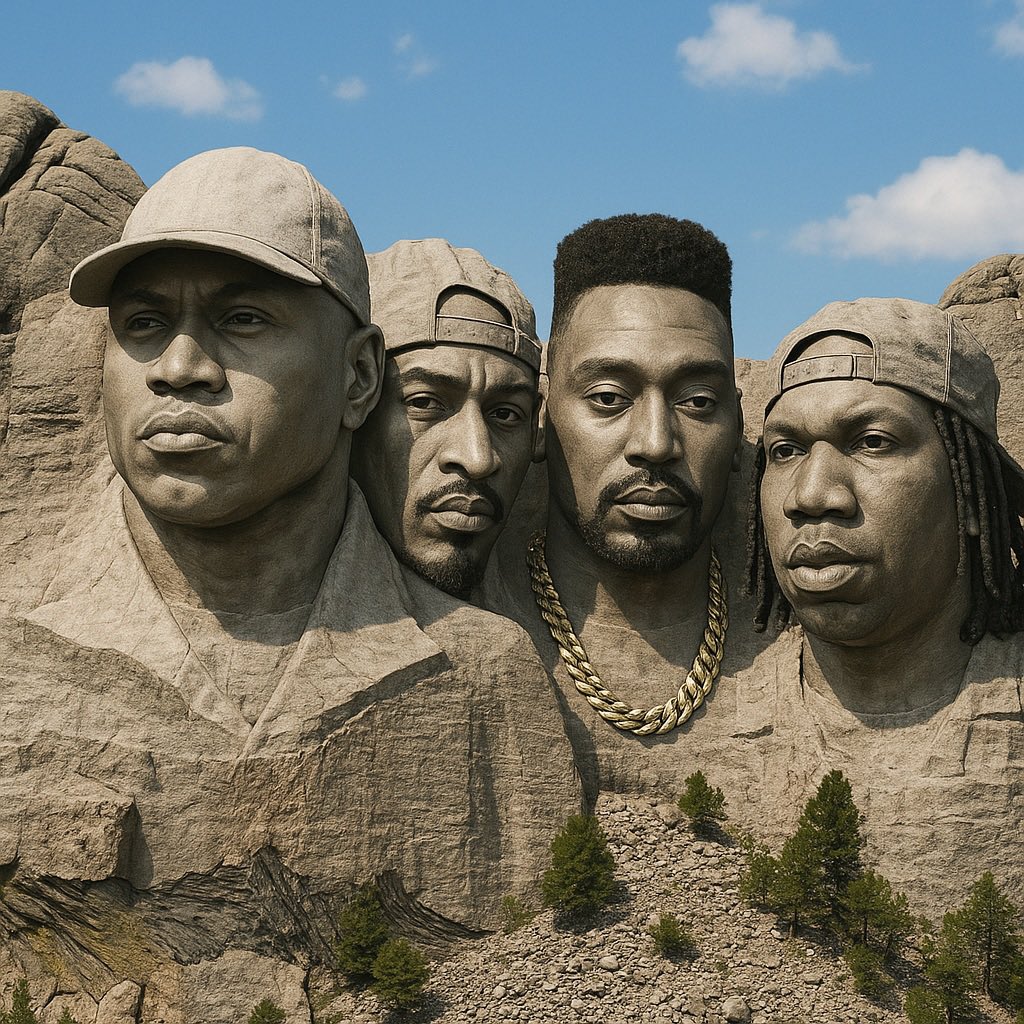 The Mount Rushmore of East Coast Golden Age Hip-Hop Artists:

(FYI I consider the golden age to be ‘87-‘89, which I know is debatable)

• <a href="/llcoolj/">LLCOOLJ</a> GOAT
• <a href="/thegodrakim/">RAKIM</a> THE GOD
• <a href="/bigdaddykane/">Dark Gable</a> No Half-Steppin’
• <a href="/IAmKRSOne/">IAMKRSOne</a> BLASTMASTER

Who y’all got?