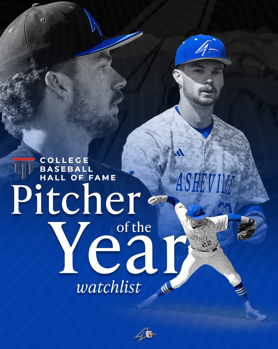 Asheville Baseball (@uncavlbaseball) on Twitter photo ♠️
<a href="/clayedmondson16/">Clay Edmondson</a> keeps the honors coming as he has been named to the College Baseball Hall of Fame's midseason Pitcher of the Year Watchlist!
mlb.com/news/college-b…
#ALLinAVL | #TTS ♠️
<a href="/clayedmondson16/">Clay Edmondson</a> keeps the honors coming as he has been named to the College Baseball Hall of Fame's midseason Pitcher of the Year Watchlist!
mlb.com/news/college-b…
#ALLinAVL | #TTS