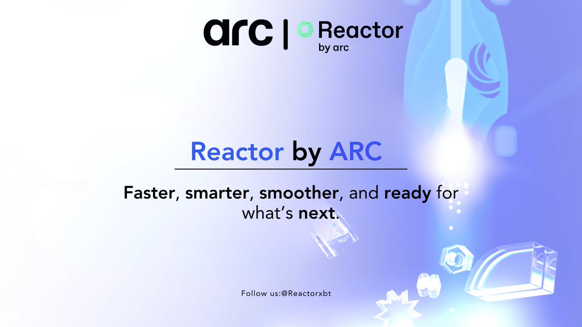 𝐖𝐞’𝐫𝐞 𝐞𝐱𝐜𝐢𝐭𝐞𝐝 𝐭𝐨 𝐬𝐡𝐚𝐫𝐞 𝐰𝐡𝐚𝐭’𝐬 𝐧𝐞𝐰 𝐰𝐢𝐭𝐡 𝐑𝐞𝐚𝐜𝐭𝐨𝐫 𝐛𝐲 $𝐀𝐑𝐂.

The latest upgrade brings serious speed, sharper search, and a smoother overall experience - built for people who move fast and think big.

This is more than a performance boost.