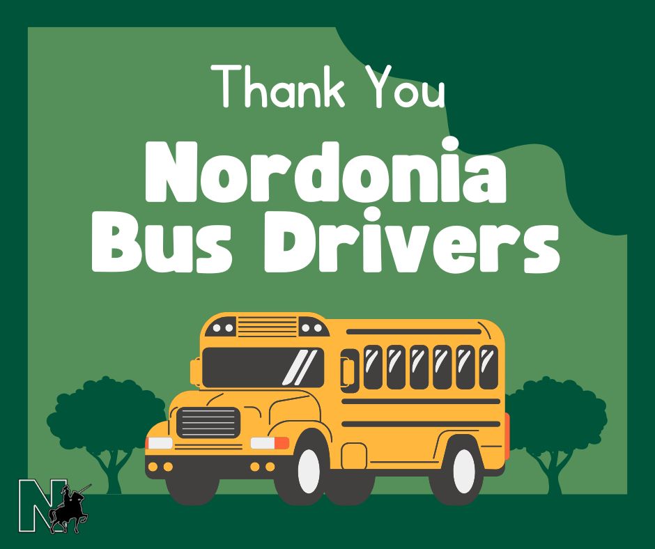 🚌 It’s National School Bus Driver Appreciation Day!
 
A huge thank you to Nordonia’s bus drivers for keeping our students safe on the road—whether it’s a regular school day, a field trip, or a big game.

#NordoniaProud #BusDriverAppreciation