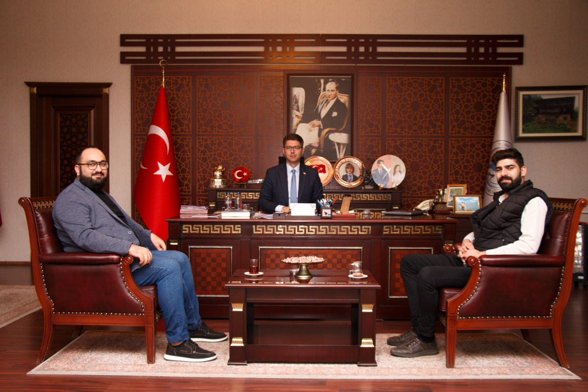 Erciş Kaymakamlığı (@erciskaymakamlk) on Twitter photo MGT Ajans Kurucusu Sn. Emir KESKİN ve Hüseyin SUPHANDAĞI, Kaymakamımız Sn. Murat KARALOĞLU’nu ziyaret etti. Ziyarettte ilçemizde yapılması planlanan Kültür&Sanat etkinlikleri kapsamında istişarelerde bulunuldu.
<a href="/karaloglu_murat/">Murat KARALOĞLU</a>
#erciş MGT Ajans Kurucusu Sn. Emir KESKİN ve Hüseyin SUPHANDAĞI, Kaymakamımız Sn. Murat KARALOĞLU’nu ziyaret etti. Ziyarettte ilçemizde yapılması planlanan Kültür&Sanat etkinlikleri kapsamında istişarelerde bulunuldu.
<a href="/karaloglu_murat/">Murat KARALOĞLU</a>
#erciş