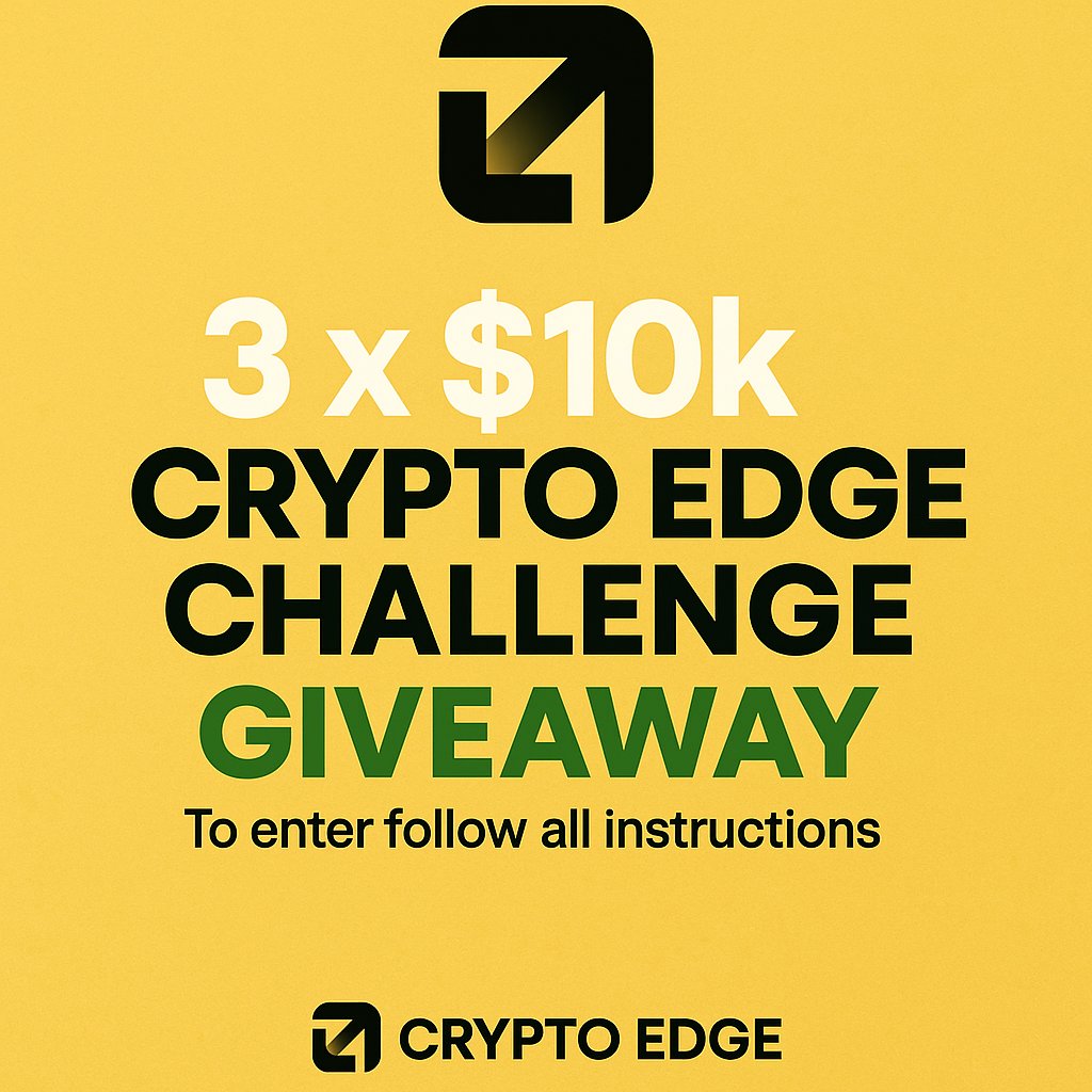 babypipsgrad8's tweet photo. Giveaway To Celebrate 🎊 @CryptoEdgeUK Launch! 

🔸Follow @CryptoEdgeUK @EquitySpace1 @BabypipsGrad8

🔸Like &amp; Repost 

🔸Like &amp; Repost Quoted Post. 

🔸Tag 2 friends. 

⏳72 Hours. https://t.co/wEL2udkLYE
